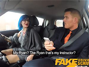 fake Driving college sumptuous punk gets her culo pummeled